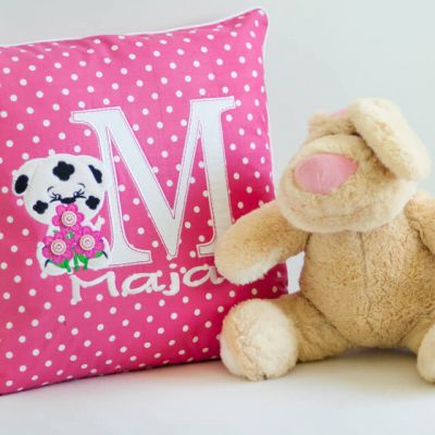 Personalizowana poduszka dla dziecka zwierzątka