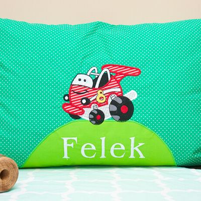 Personalizowana poduszka z imieniem Auto
