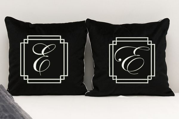 Personalizowane poduszki welurowe do salonu